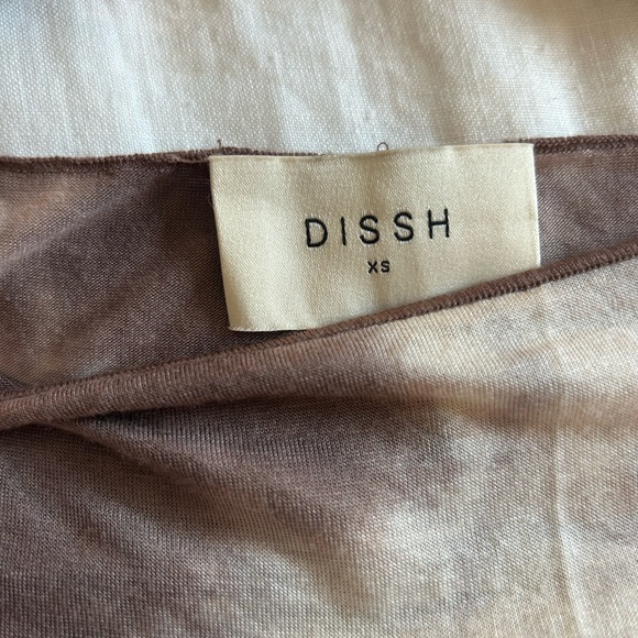 DISSH sleeveless tie-dyed stretch dress with back slit - Picture 2 of 5